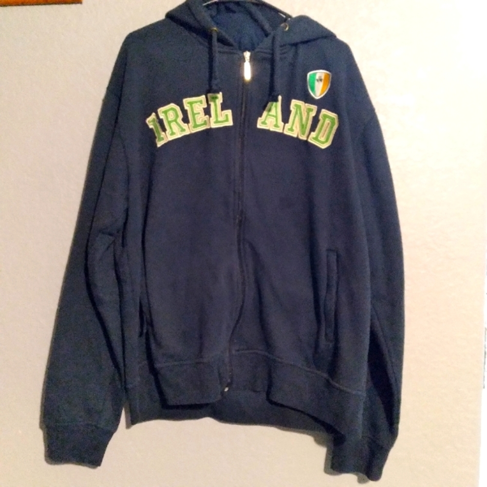 Vintage Retro Irish Hoodie Jacket